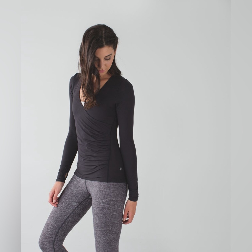 Lululemon Sunset Salutation Long Sleeve Black